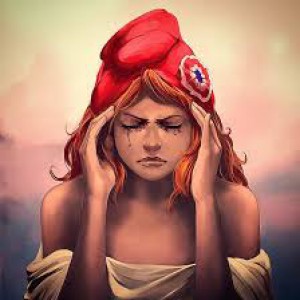 Photo de profil de citoyenne bleu blanc rose